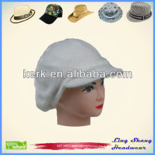 El sombrero vendedor caliente del pelo del conejo del llano del invierno y de las lanas hizo punto el sombrero, LSA38